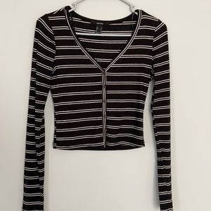 Forever 21 button up long sleeve top